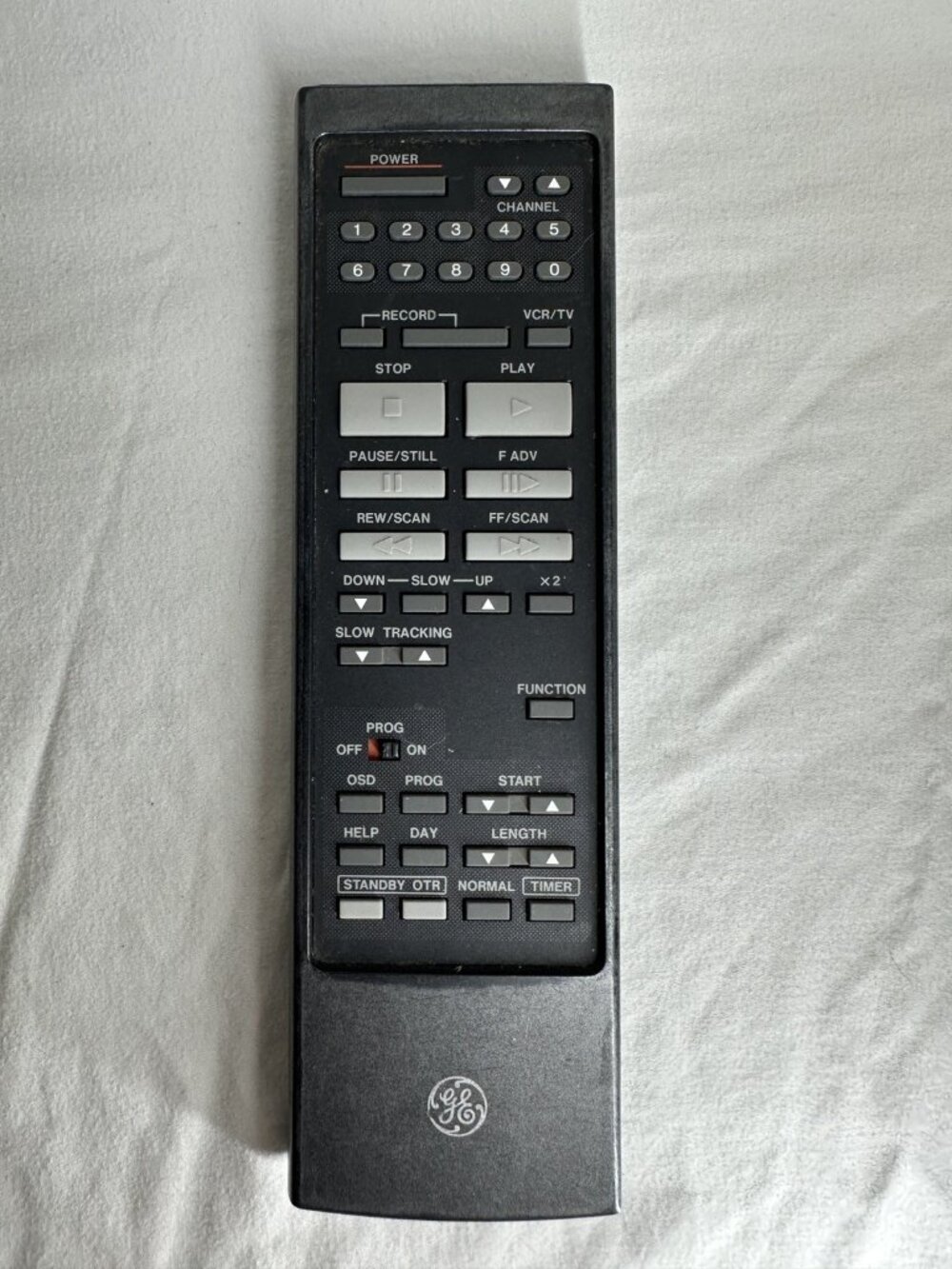 GE remote VSQS0595 Vintage OEM Controller black Works